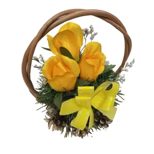 Produkt Tuin 85687 Květinový košík malé velikosti, žlutá