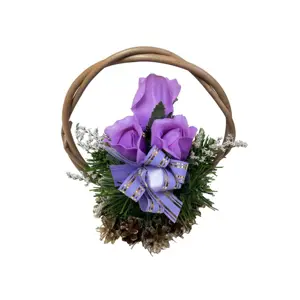 Produkt Tuin 85691 Květinový košík, malé velikosti, fialová