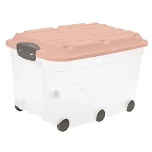Produkt Úložný box ROLLER, 57 L, růžový