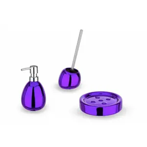 Produkt WENKO Koupelnová sada - Polaris Purple Metallic D63038