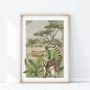 Produkt lovel.cz Plakát Safari - Lemur P349