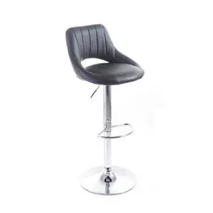 Produkt G21 Aletra black 51551 Barová židle koženková, prošívaná, černá