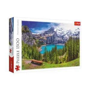 Produkt Puzzle Jezero Oeschinen Alpy, Švýcarsko 1500 dílků