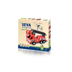Produkt Stavebnice SEVA DOPRAVA Hasiči plast 545 dílků v krabici 35x33x5cm